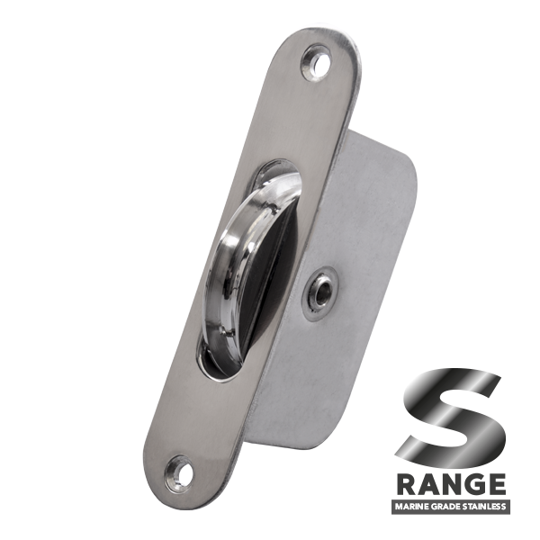 Radius End Large Curved Wheel Sash Pulley