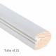 Timber Staff Bead 24 x 20mm - primed - 25-x-3m-length