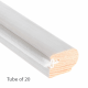 Timber Staff Bead 28 x 20mm - primed-with-reddipile - 20-x-3m-length