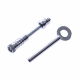 Dual Sash Screw - 70mm - polished-chrome