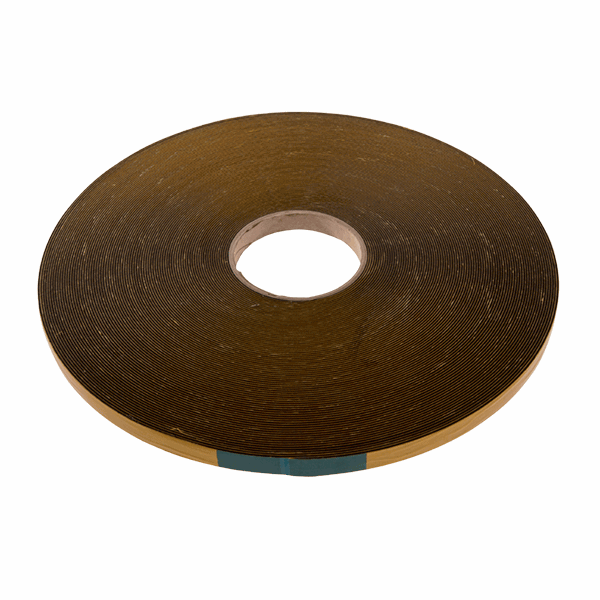 JVCC Window Glazing Tape [Double-Sided, Closed Cell]  DC-WGT-01 : 1 In X 50 Yds X 1 16 In Thick Black