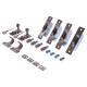 Hook Fastener Sash Window Kit - satin-nickel