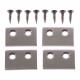 Strike Plate - satin-nickel