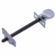 Original Sash Screw - 64mm - satin-chrome