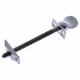 Original Sash Screw - 76mm - polished-chrome